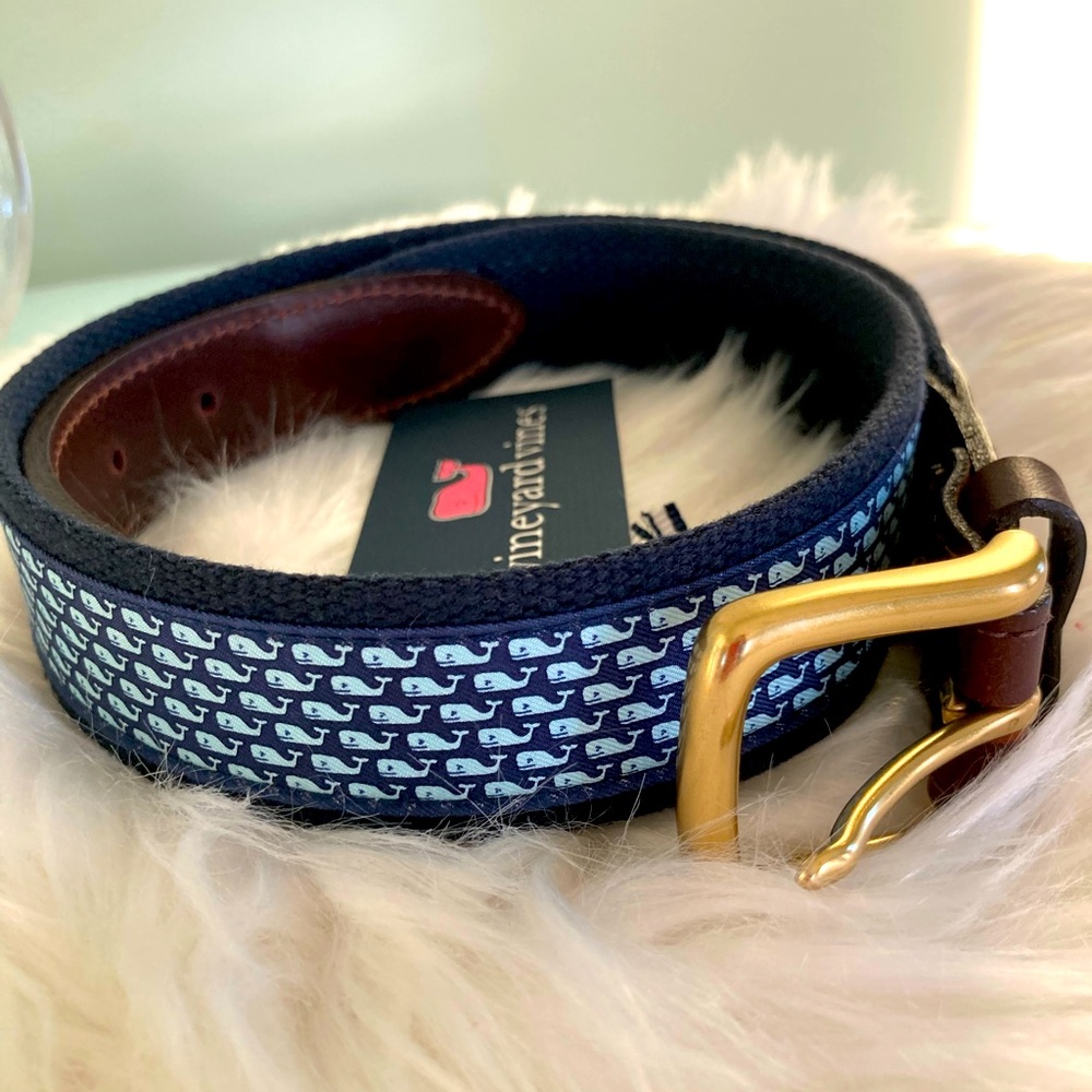 Vineyard Vines Whale CC Belt